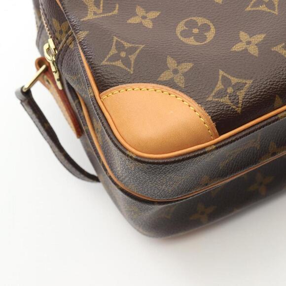 LOUIS VUITTON Brown Monogram Leather Shoulder Bag - Picture 7 of 9